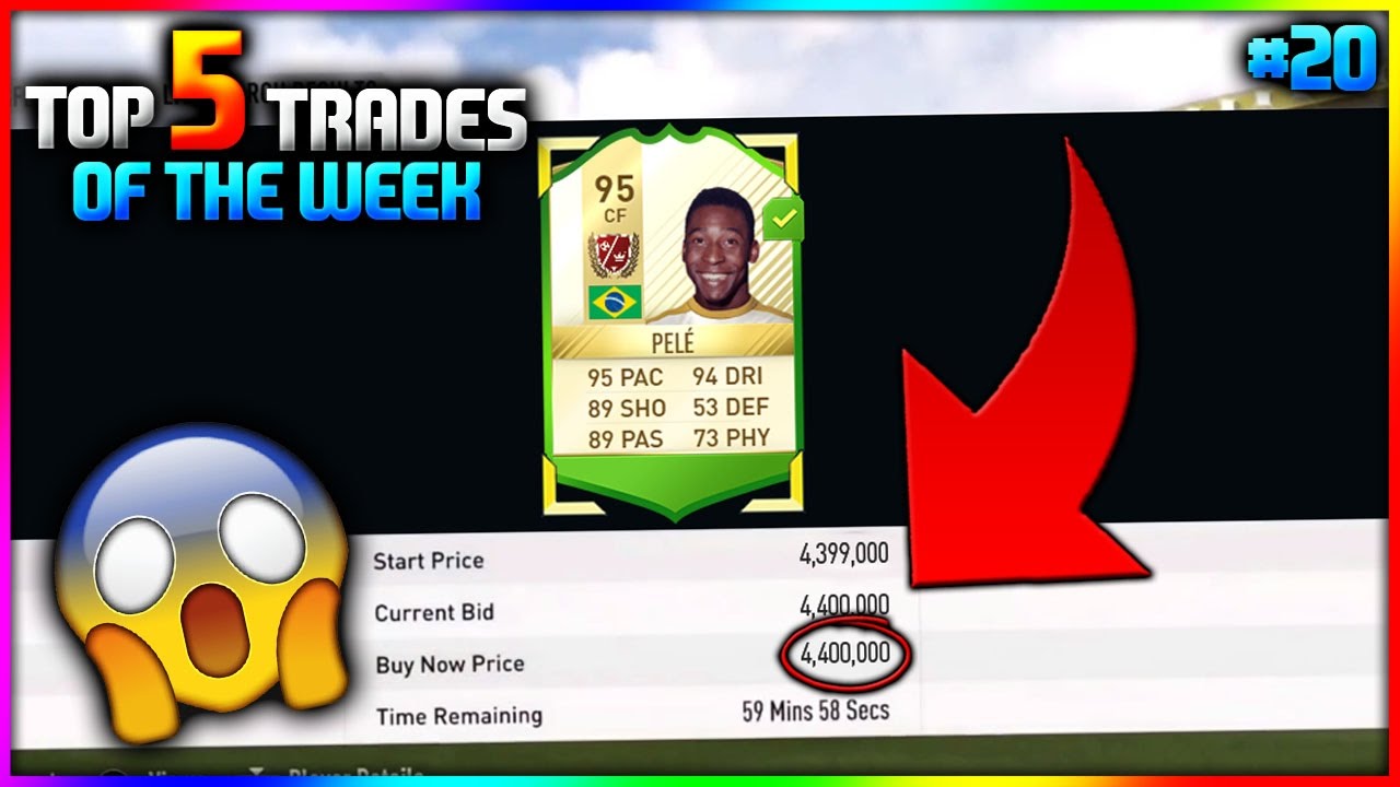 FIFA 17 | HUGE PELE TRADE & OTW INVESTMENTS (FIFA 17 *BEST TRADES* - TOP 5 TRADES OF THE WEEK #20)