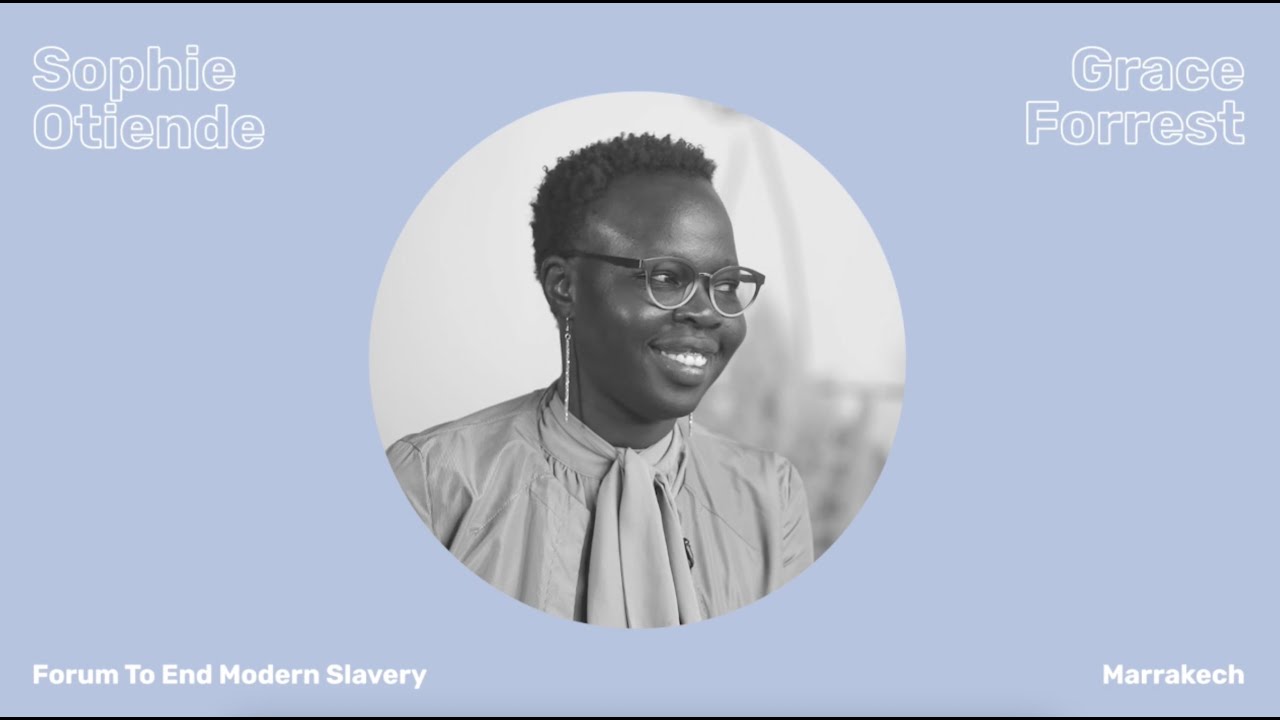 Sophie Otiende x Grace Forrest Interview - Forum To End Modern Slavery - Marrakech