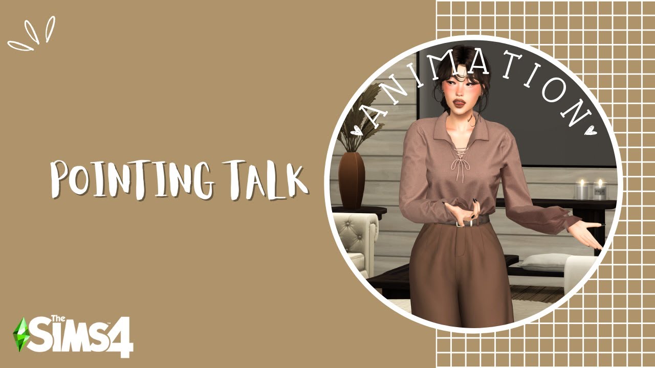 Pointing Talk | Animation | The Sims 4