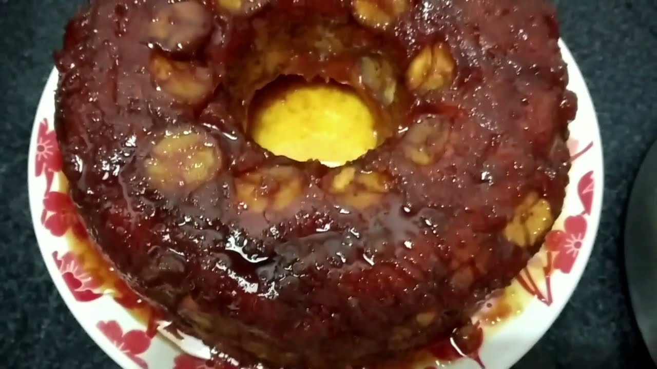 O melhor bolo de banana caramelizado do mundo.  #Bolodebanana #Coisasdedrikaserejo