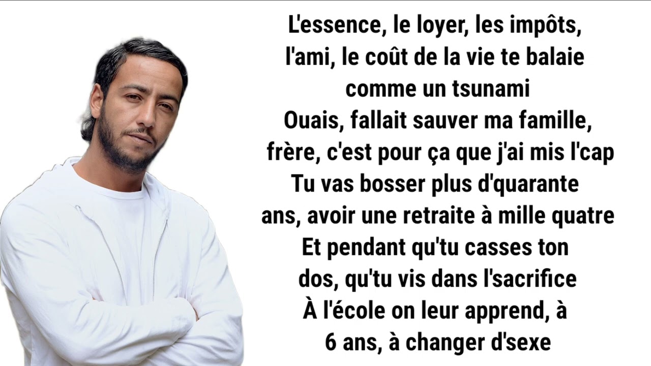Lacrim  -  Code barre (PAROLES)