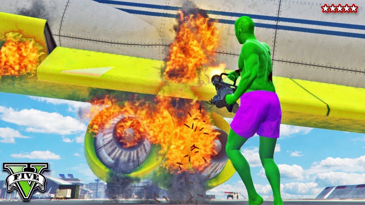 GTA 5 HULK MOD TOTAL EPIC CHAOS!! Destroying The World as The Incredible Hulk! (GTA 5 Funny Moments)