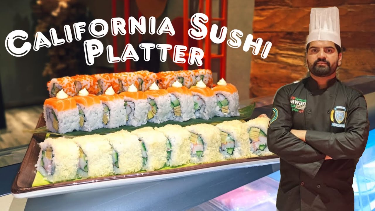 California Roll-Salmon California Roll-Crunchy California Roll @Chefmehtab