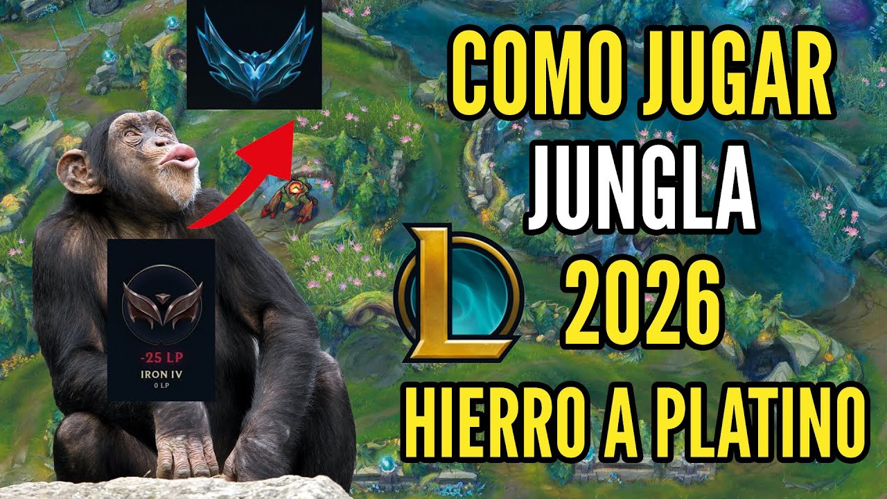 COMO jugar JUNGLA con MACRO DE HIERRO 4 a PLATINO - League of legends