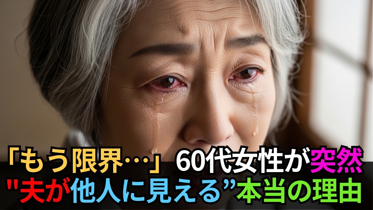 「もう限界…」60代女性が突然“夫が他人に見える”本当の理由/シニア向け/静かな怖さ/不思議な村/語り聞かせ/オーディオブック