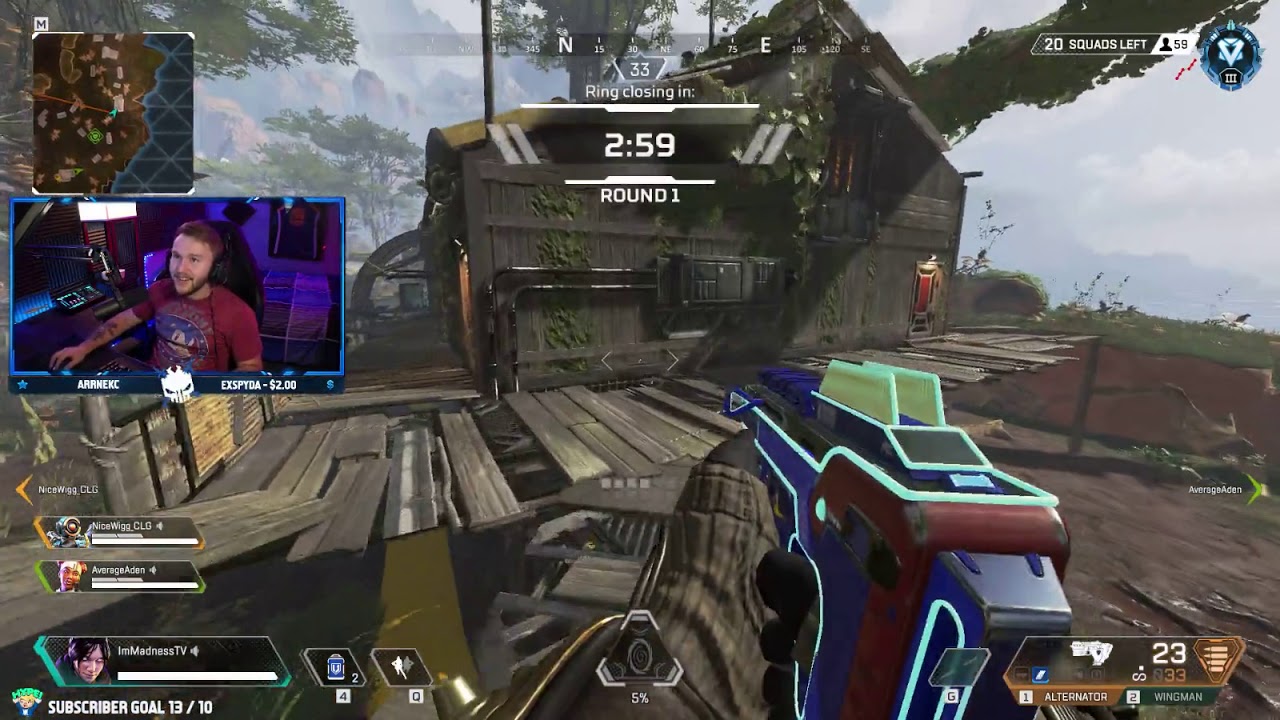 Apex Legends - 1v3 vs Shroud                (lul jebaited) (Immadness)