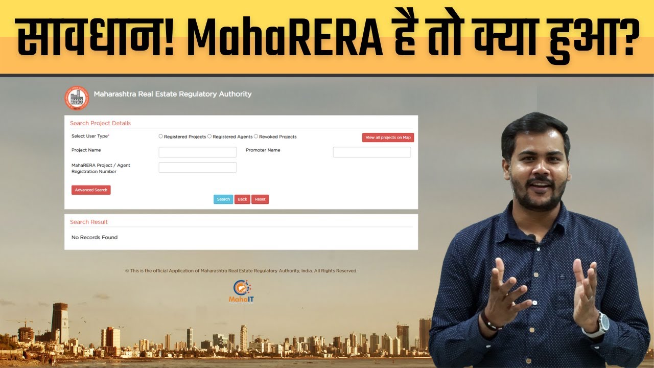 How to Check MahaRERA Registered Projects Detail | देखिए, समझिए फिर आगे बढ़िए.. #Live