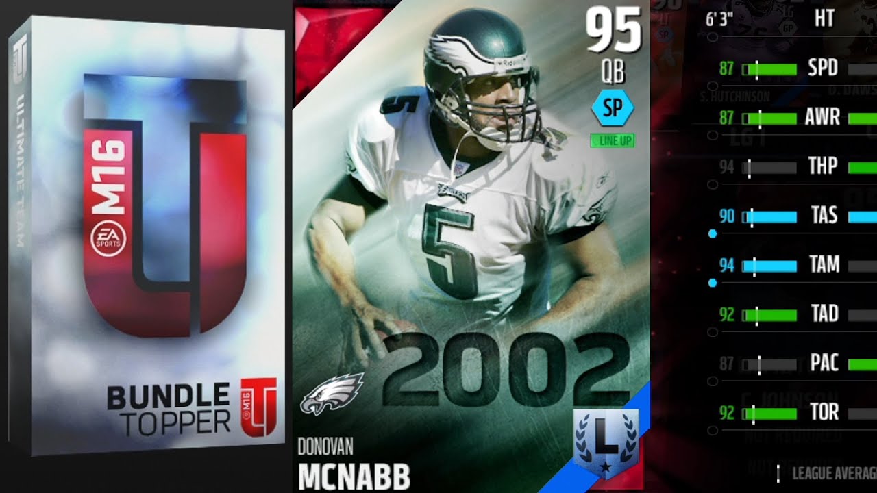 Madden 16 Ultimate Team - Donovan McNabb Topper!
