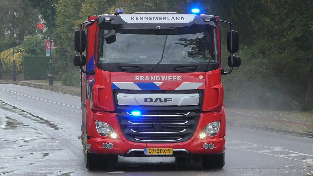 Brandweer Haarlem-West en Verschillende Ambulances met spoed in Haarlem!