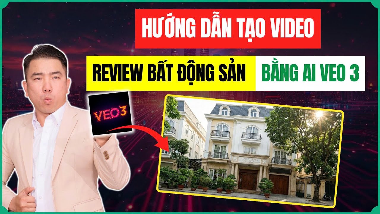 Hướng Dẫn Tạo Video Review Bất Động Sản Bằng AI Veo 3 Si&ecirc;u Đẳng Cấp
