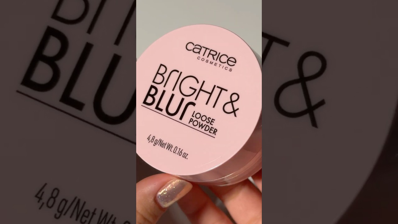 Pink Powder Perfection! 🌸 Meet your new complexion essential: Bright & Blur Loose Powder 💗