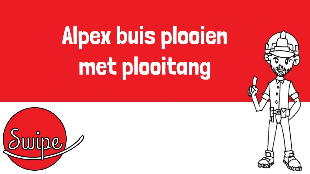 Swipe Sanitair - Alpex plooien met plooitang