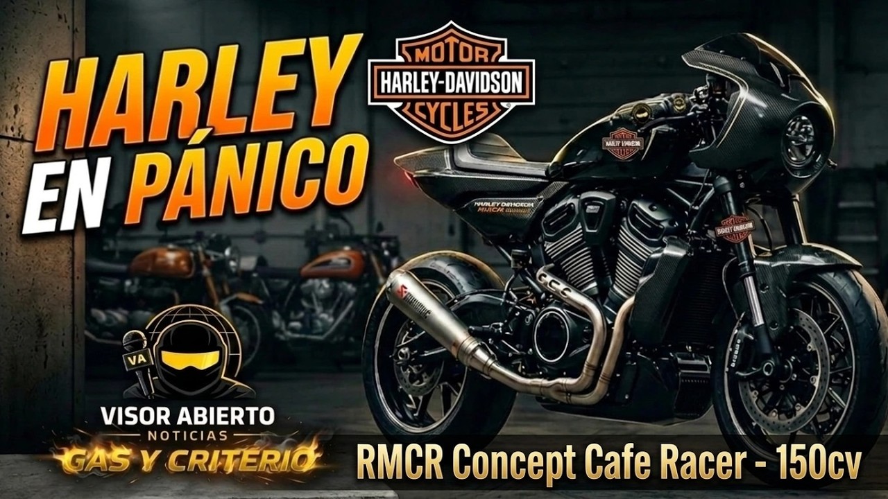La Harley más radical en décadas… ¿error o revolución? RMCR Concep 150 CV