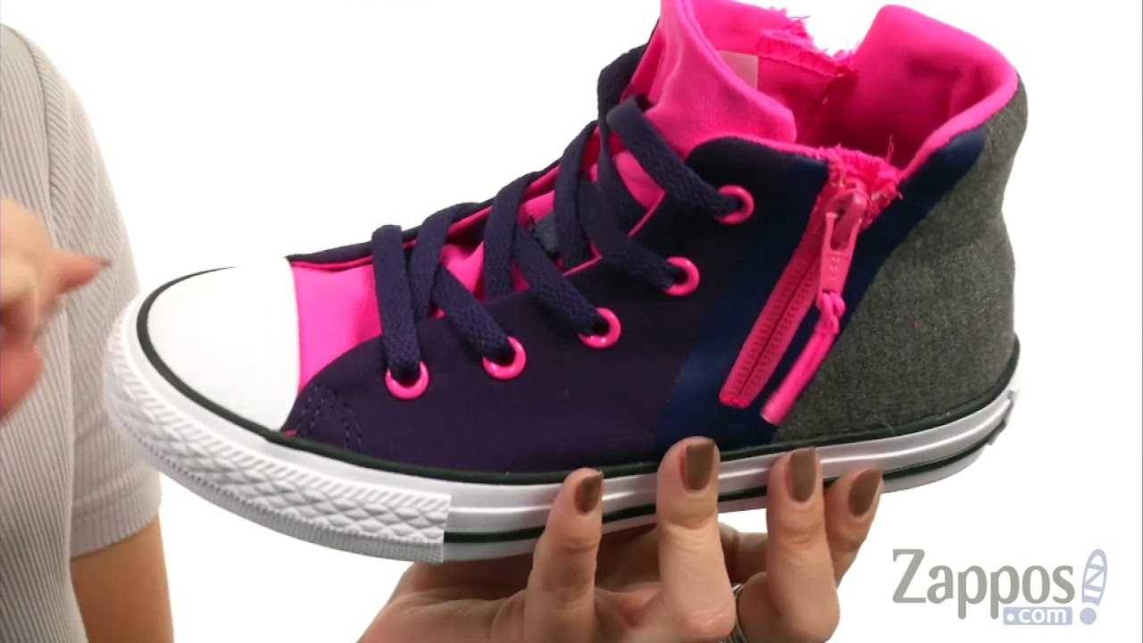 Converse Kids Chuck Taylor All Star Sport Zip - Hi (Little Kid/Big Kid) SKU: 8942875