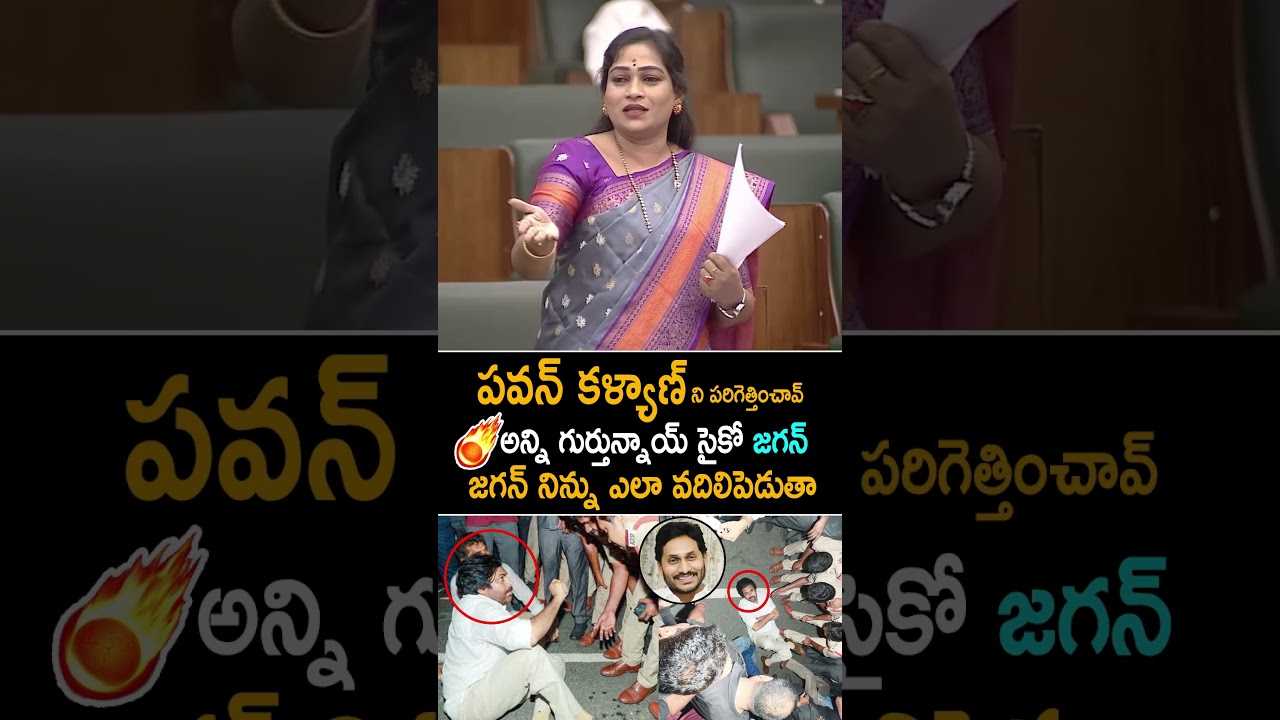 Vangalapudi Anitha Sensational Comments On Pawan Kalyan And Jagan Issue At Assembly