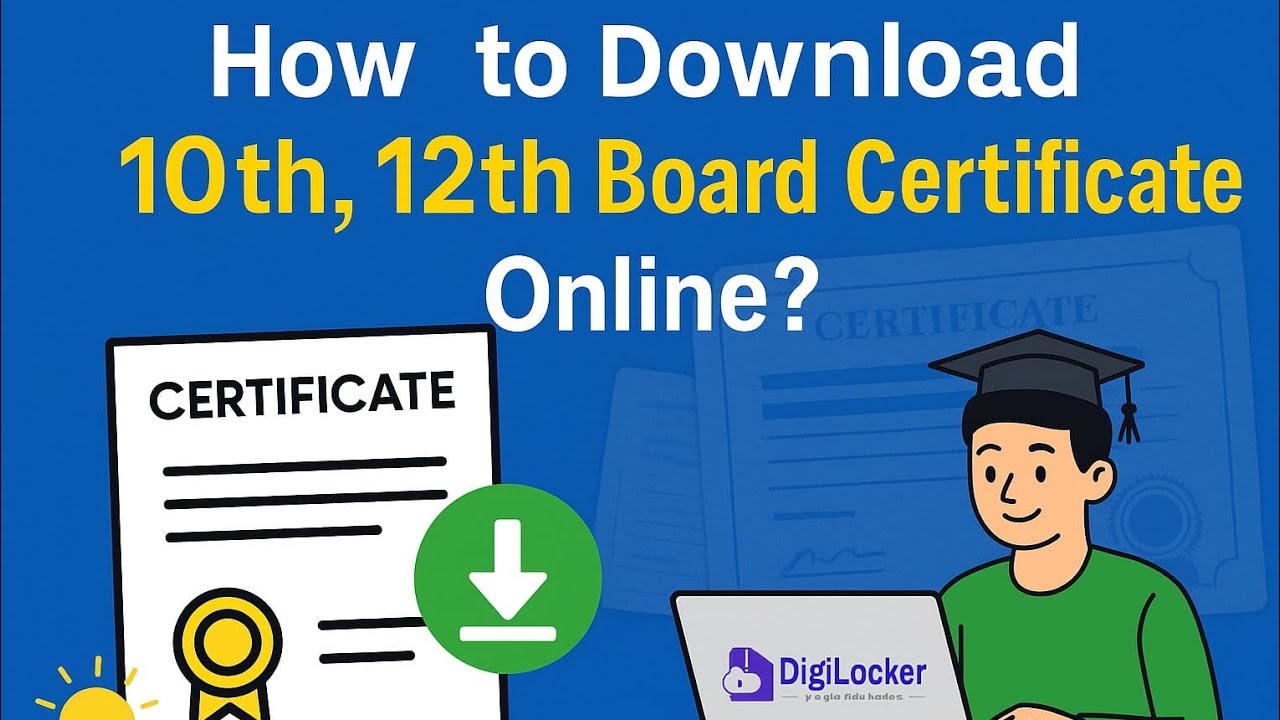10th & 12th Board Certificate Kaise Download Kare 2025 | Full Guide | Tech Naresh Kumar
