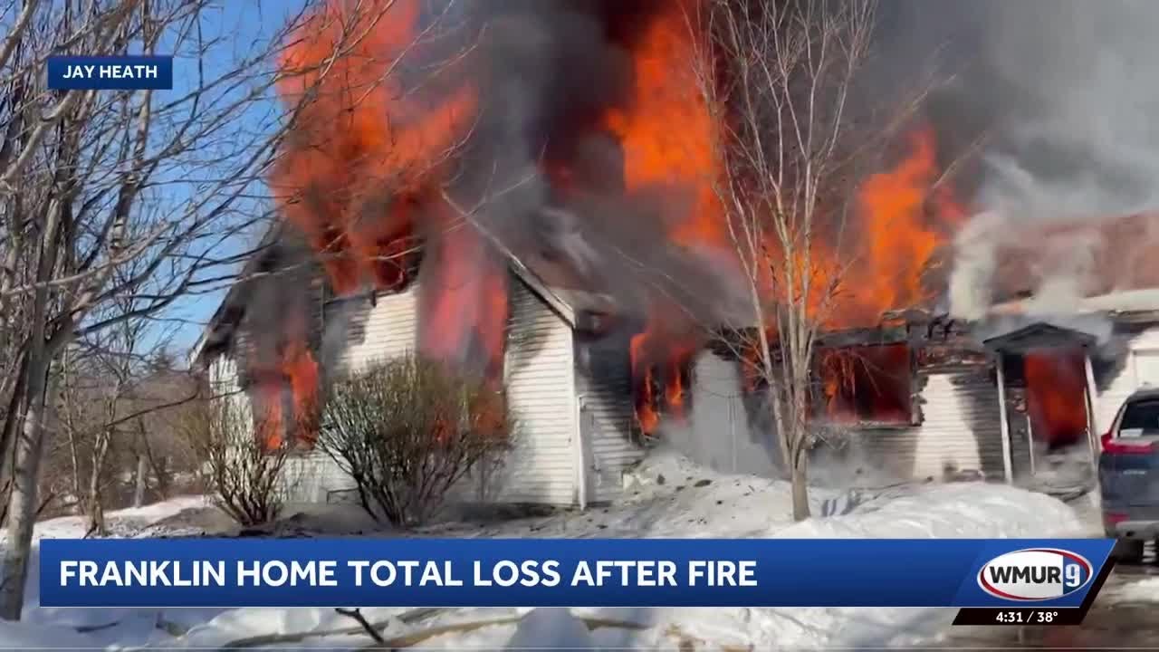 Franklin home total loss after fire