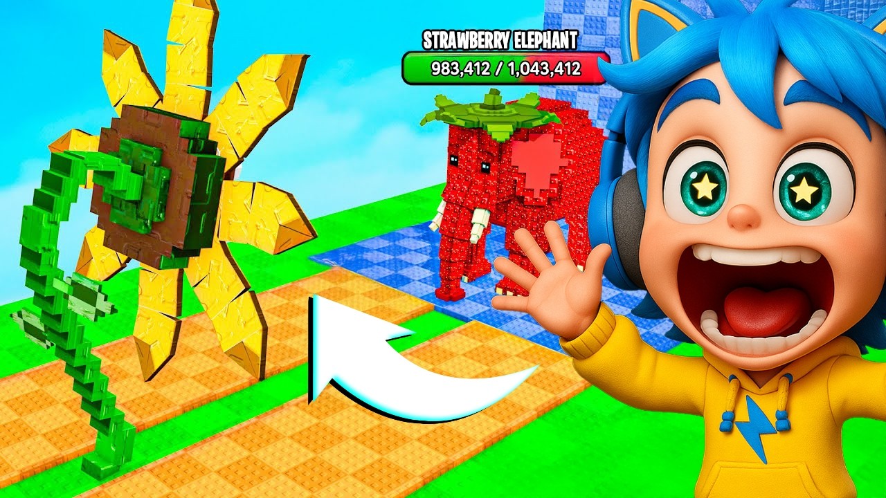 РАСТЕНИЯ против BRAINROTS 🌱🦈 НОВАЯ ЛУЧШАЯ ИГРА В ROBLOX!