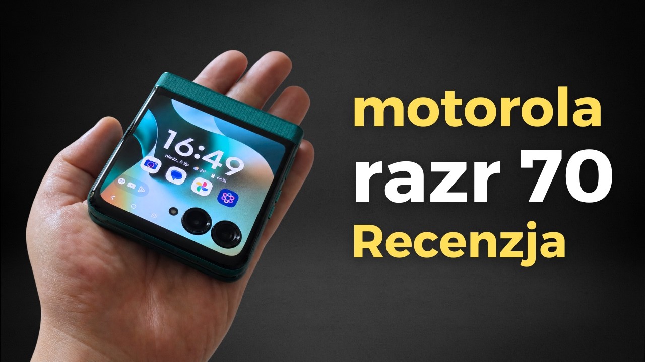 🔥 Najładniejszy składak na rynku? | MOTOROLA RAZR 70 | RECENZJA