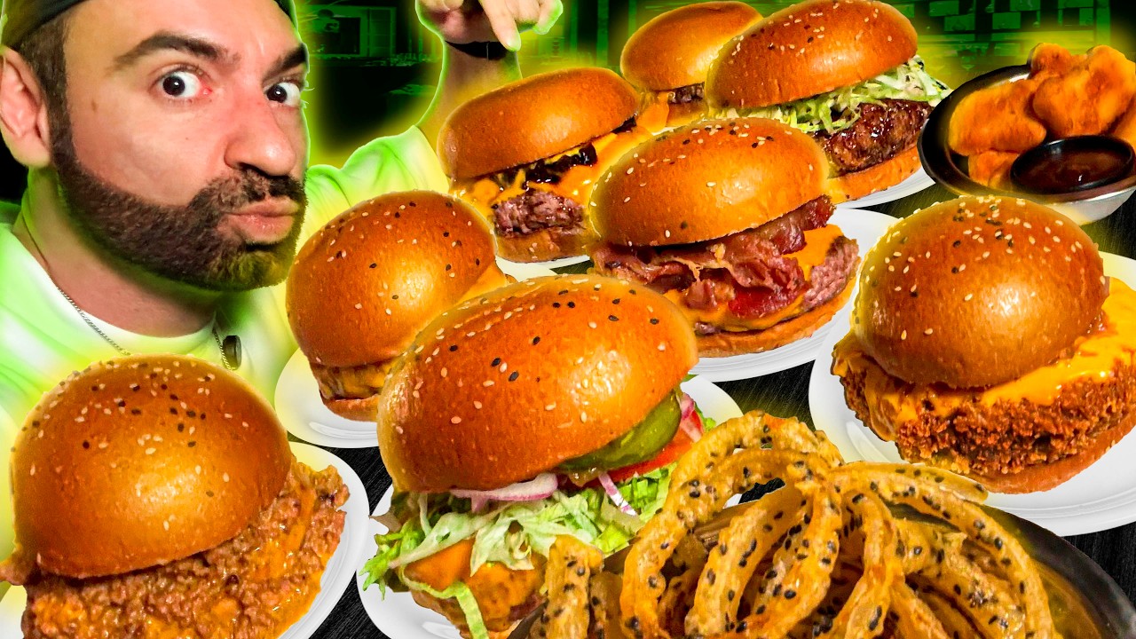 Devorando TODO O CARD&Aacute;PIO dos melhores BURG&Otilde;ES!!