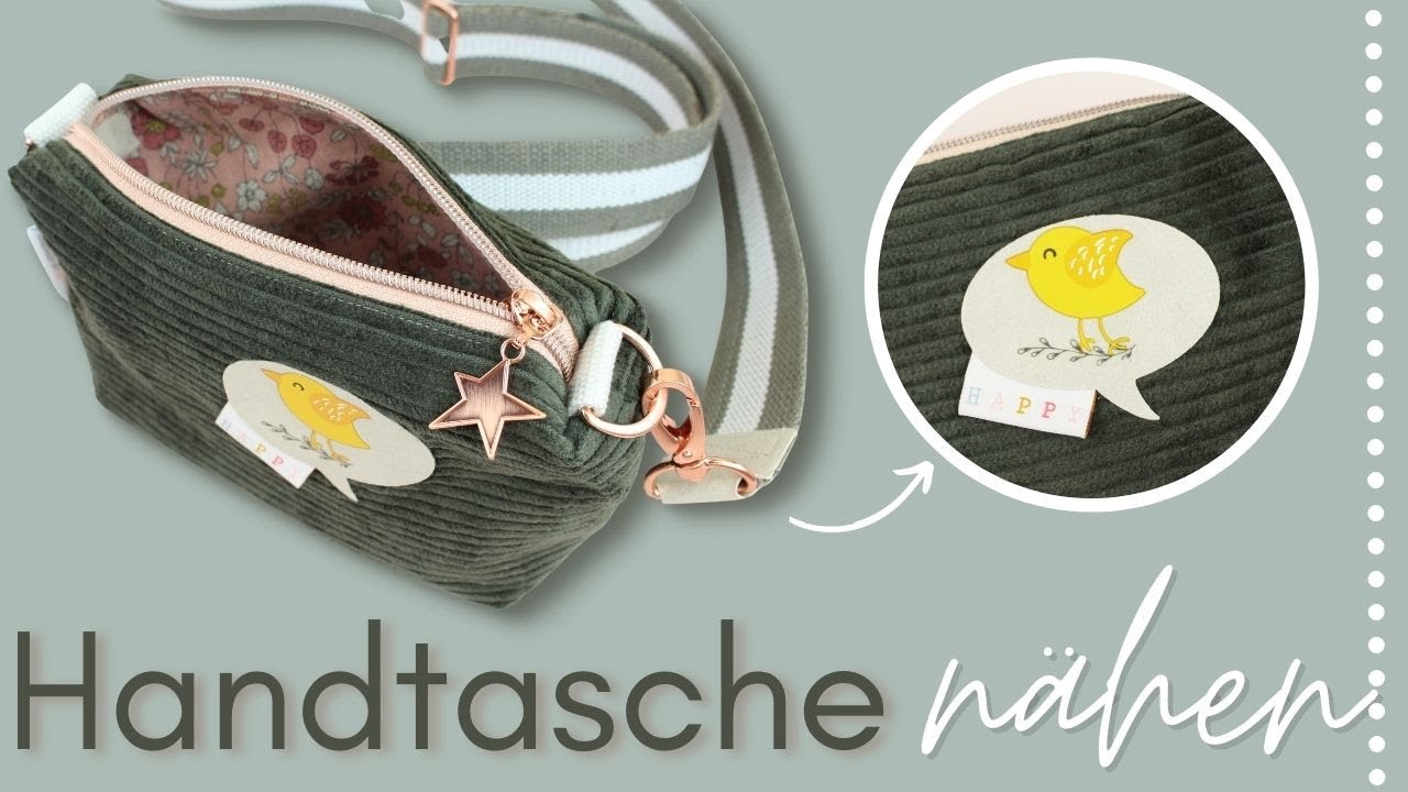 🧵Handtasche nähen mit coolen Details // dafür man muss kein Profi sein // Handmadebyanni