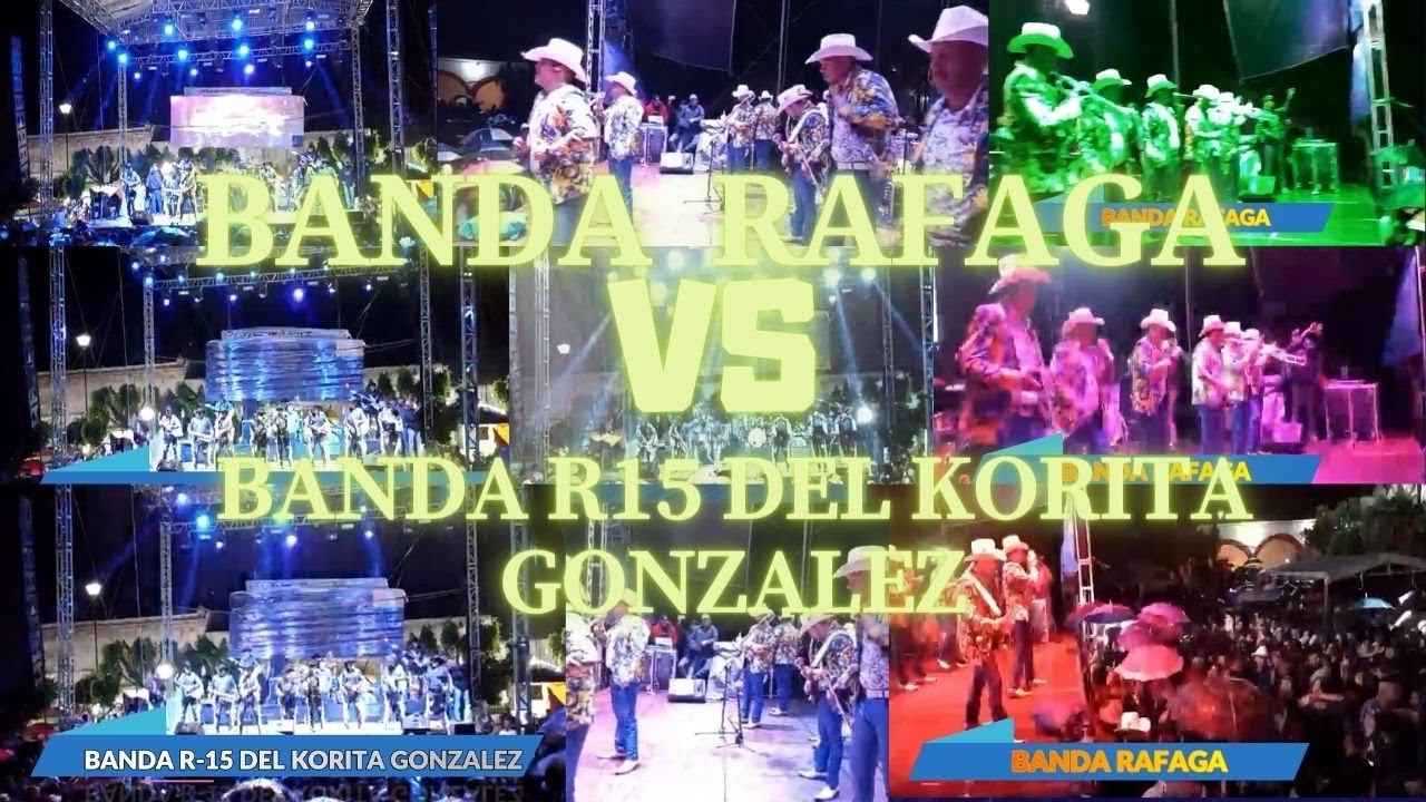 MANO A MANO BANDA R15 DEL KORITA GONZALEZ VS BANDA RAFAGA EN VIVO PARTE 2