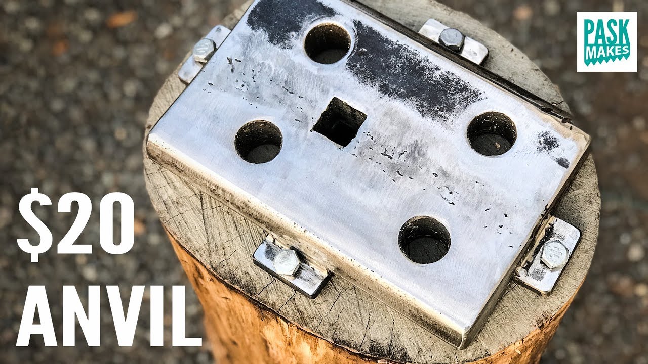 Homemade Anvil with a Hardy Hole - plus Hardy Tools