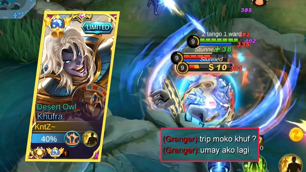 KHUFRA SOLO RANK ROTATION 🔥 | KHUFRA GAMEPLAY BEST BUILD 2023 | MLBB