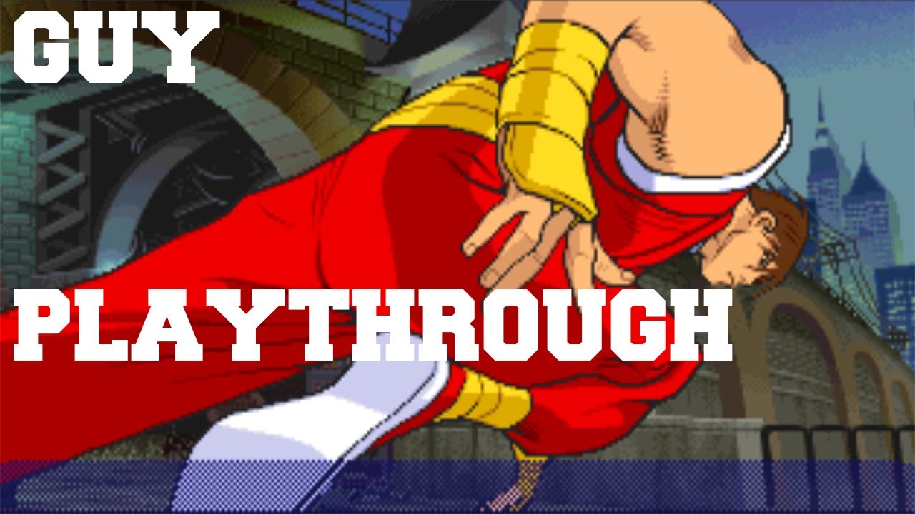 Street Fighter Alpha 3: Guy Playthrough