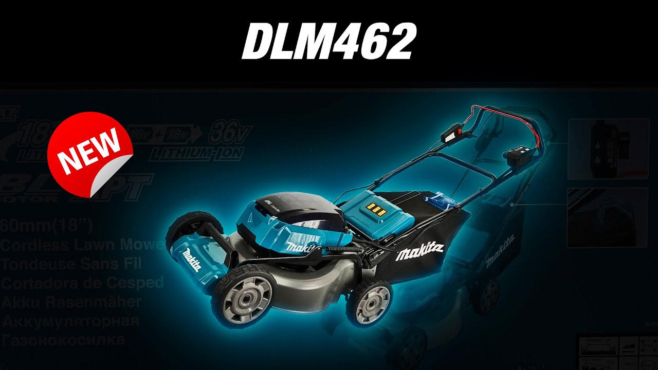 Makita DLM462 Новинка 2021!!! ТЕПЕРЬ САМОХОДНАЯ!!! Аккумуляторная газонокосилка от Макита