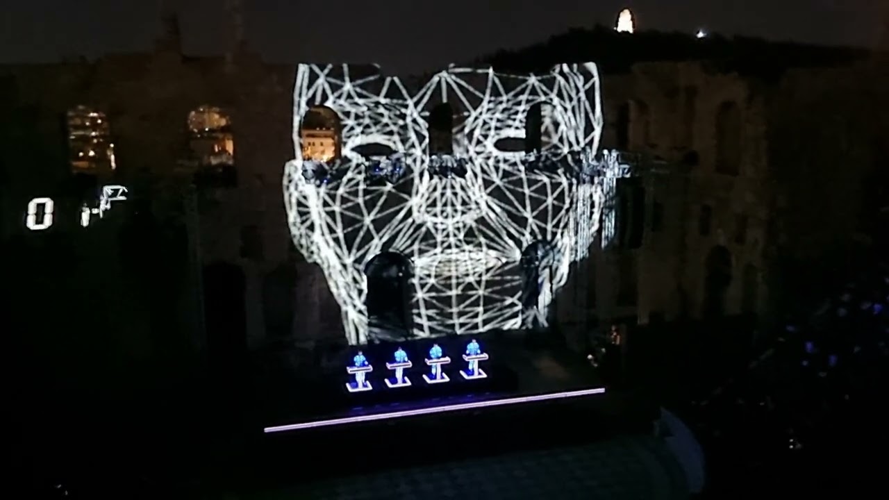Kraftwerk  - Boing Boom Tschak/Techno Pop/Music Non Stop Live at The Acropolis, Athens 16.07.2023.