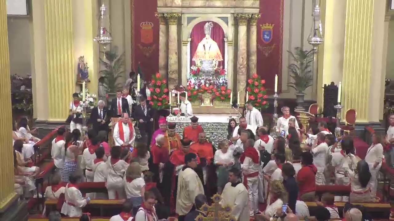 DIA DE SAN FERMIN PROCESIÓN Y MISA ( Viva San Fermín )