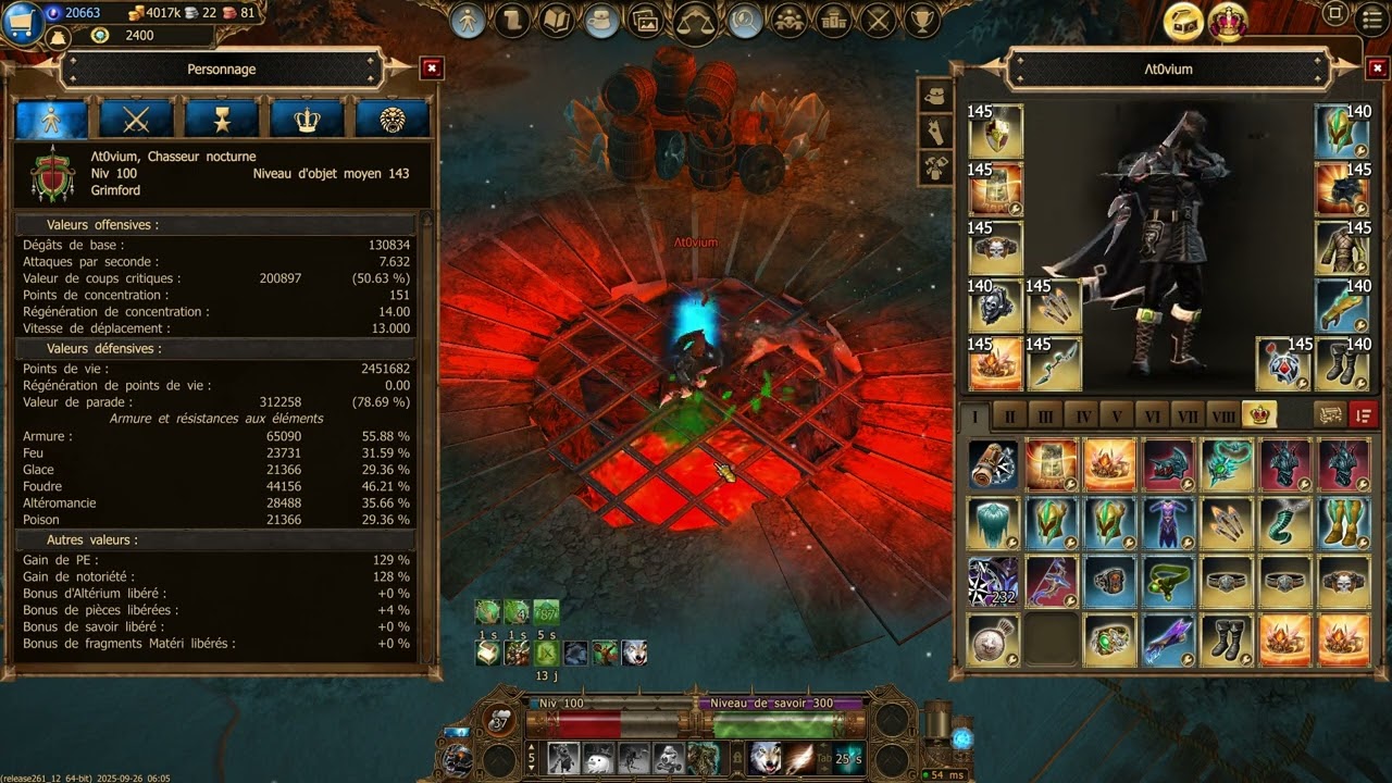 MY RANGER STATS & ITEMS PvP DRAKENSANG ONLINE
