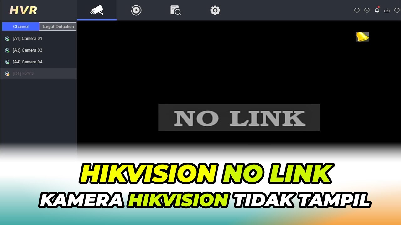 No Link Hikvision IP Camera | DVR Hikvision No Link