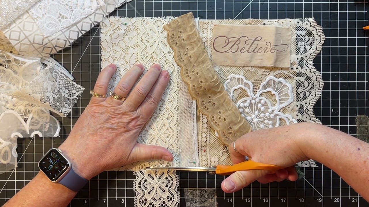 Craft with Me - Tutorial - Lace Pages!