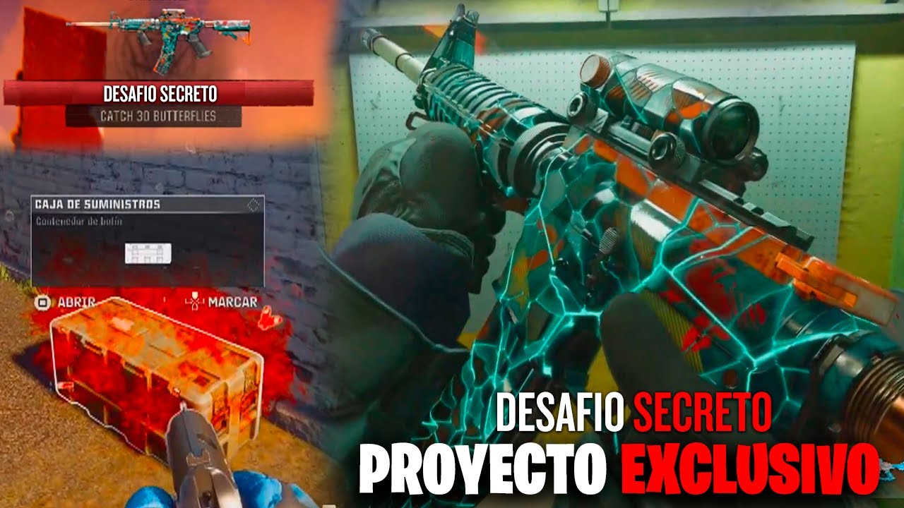 COMO CONSEGUIR el ARMA OCULTA de BLACK OPS 7 en WARZONE! (Easter Egg MARIPOSAS)