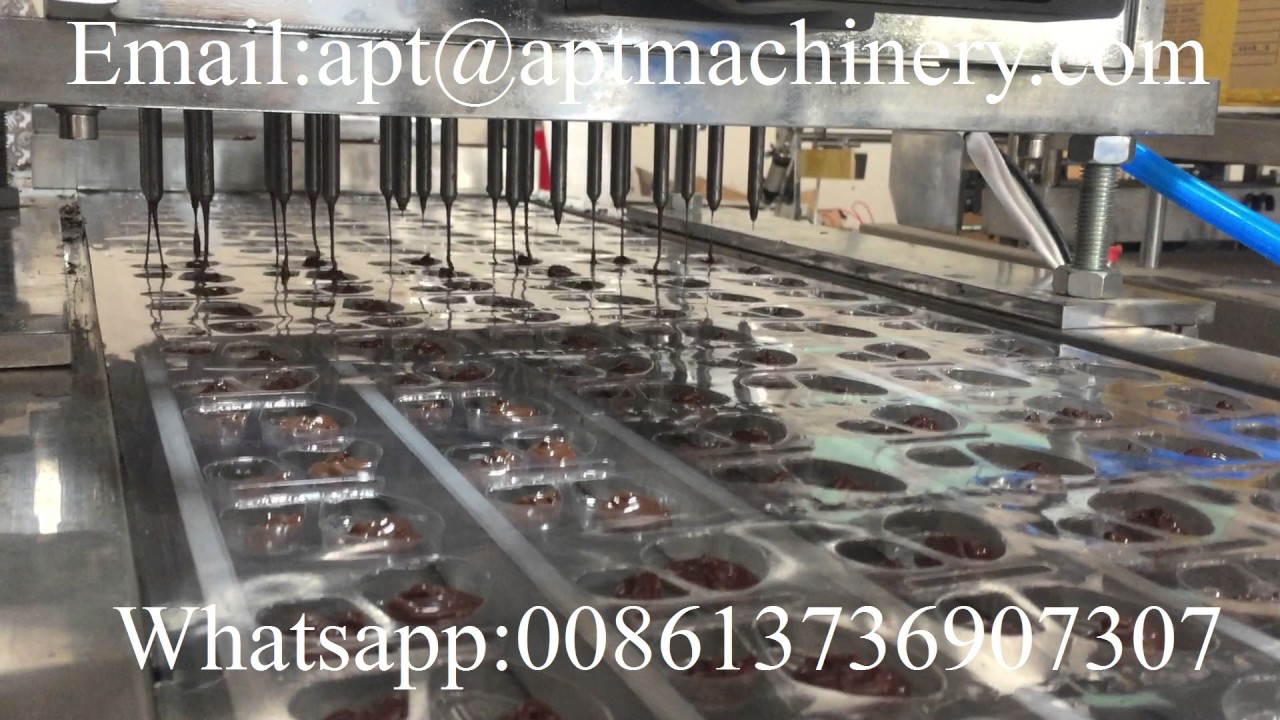 SL-420 Butterfly thermoforming chocolate filling sealing machine(Machine &agrave; emballer au chocolat)