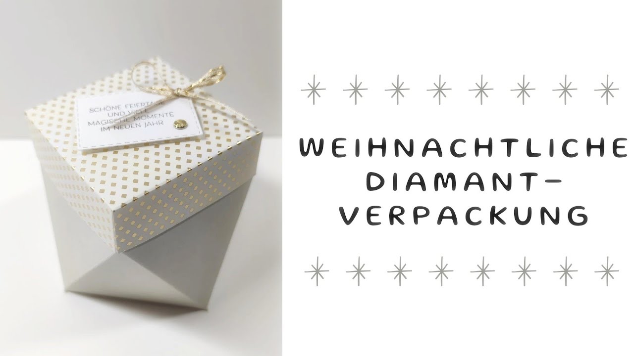 313. Video/ ⭐Weihnachtliche Diamantverpackung | DIY | Easy Crafts | Tutorial | Anleitung | Goodie⭐