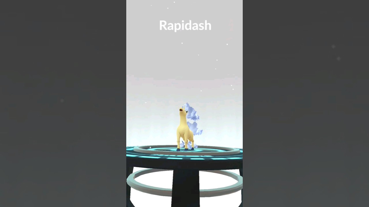 Shundo Ponyta Evolution Rapidash 🔥  #pokemongo #pokemon #ponyta #rapidash #shundo #viral #viralshort