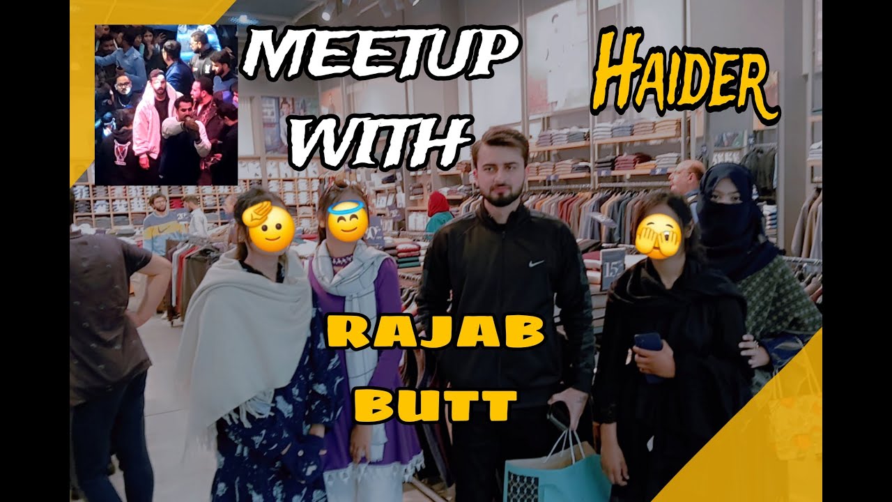 Meet up with #rajabbutt | we met #rajabfamily | insane crowd at #emporiummalllahore |#rajabfamily