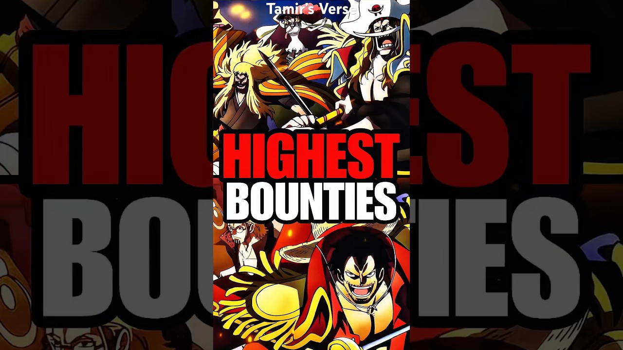 Which Pirate Crew Has The HIGHEST Collective Bounty?!? #anime #onepiece #luffy #shorts