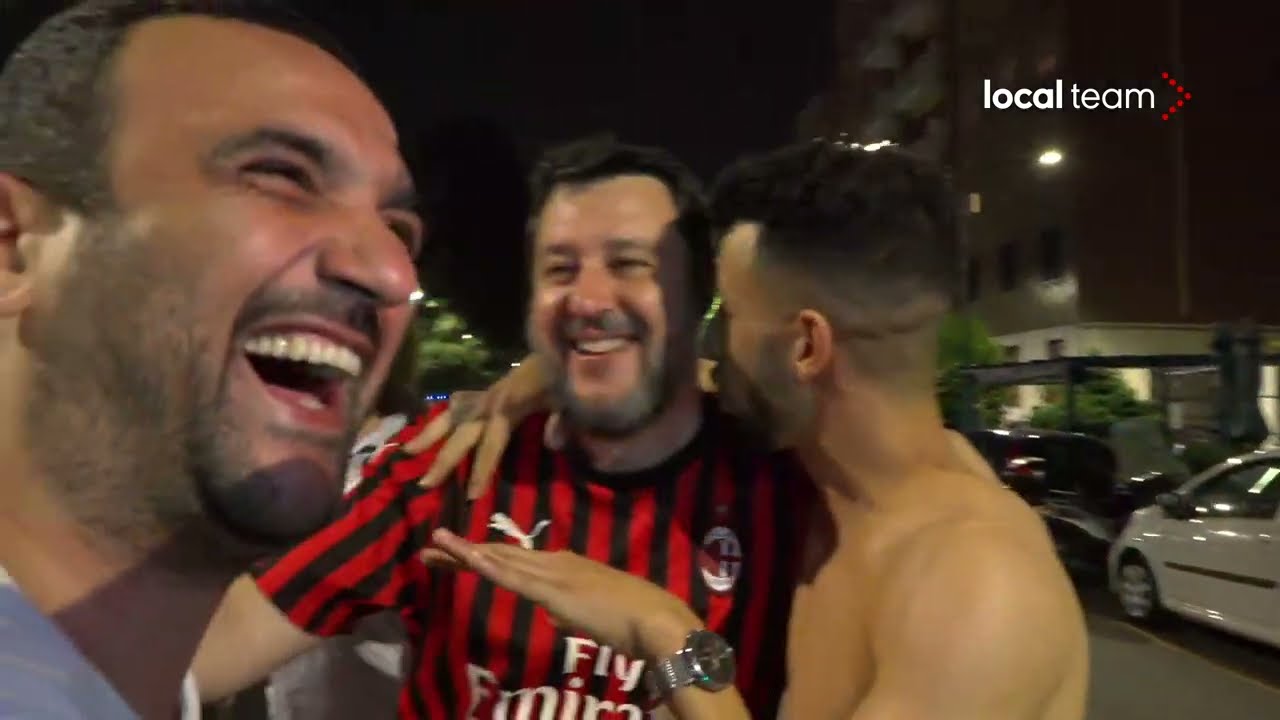 Milan, alla festa arriva Salvini: diversi selfie ma anche qualche contestazione