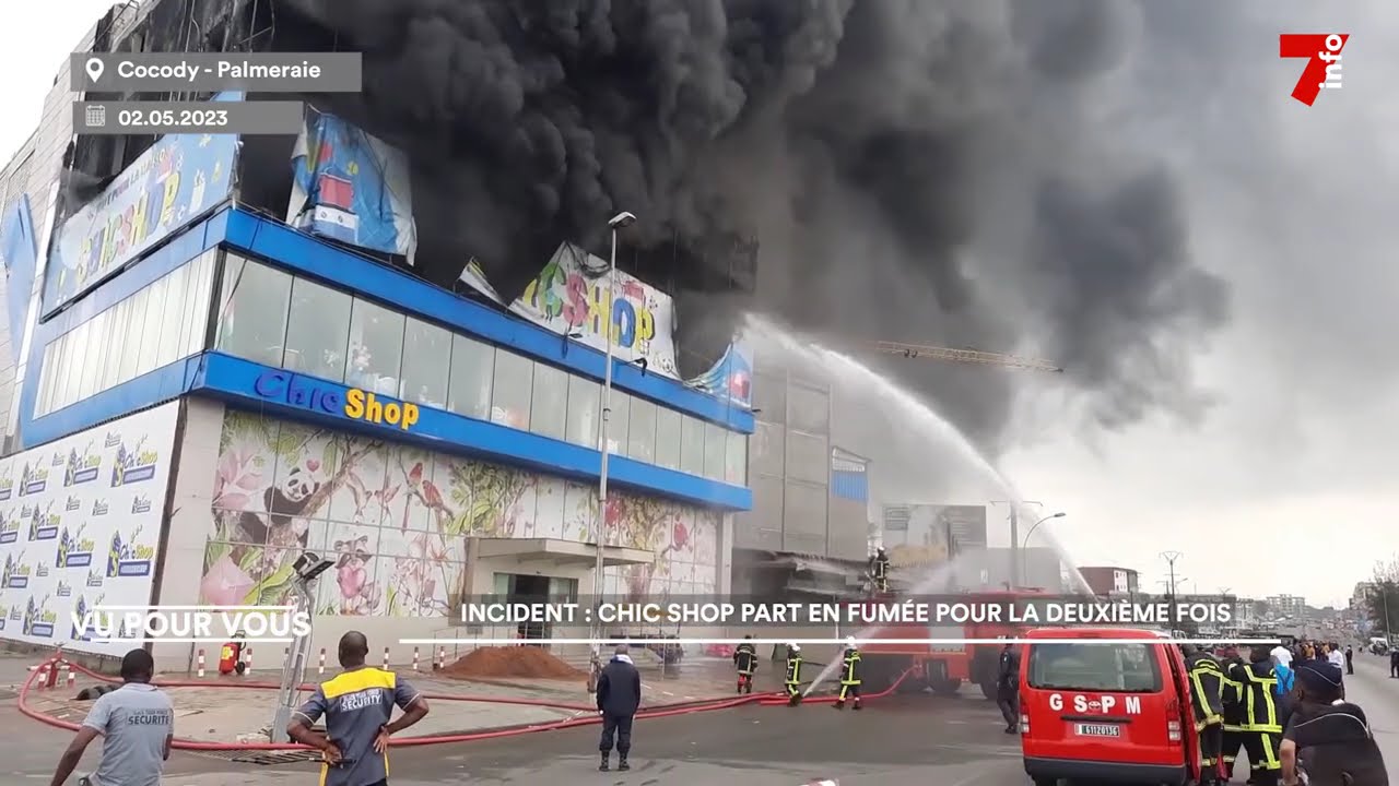 Drame à Cocody : le feu dévastateur au magasin Chic Shop