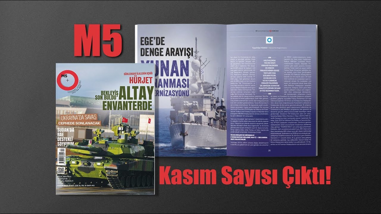 M5 DERGİ KASIM  SAYISI &Ccedil;IKTI!