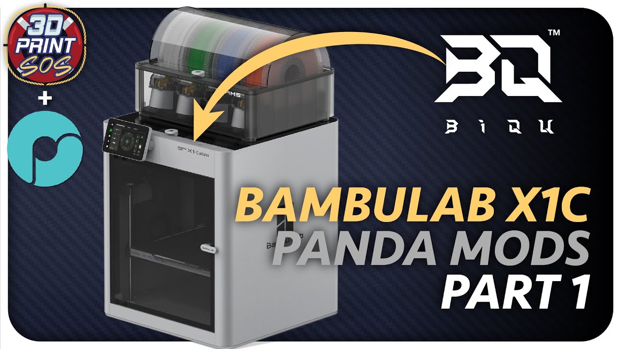 Bambu Lab X1C Gets PANDA MODS! - Part 1 - Live