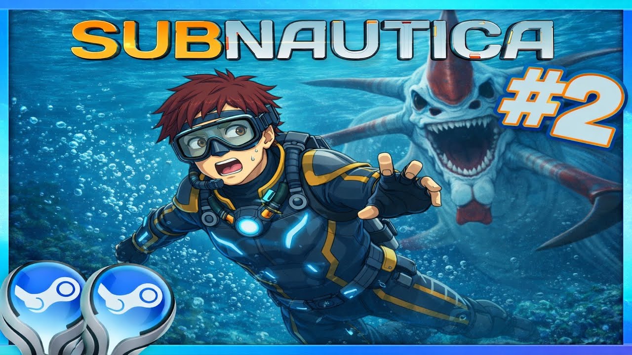 🔴 SUBNAUTICA #2 AO VIVO – escutei algo nas profundezas 🎧🌊 | entrei em pânico 😱
