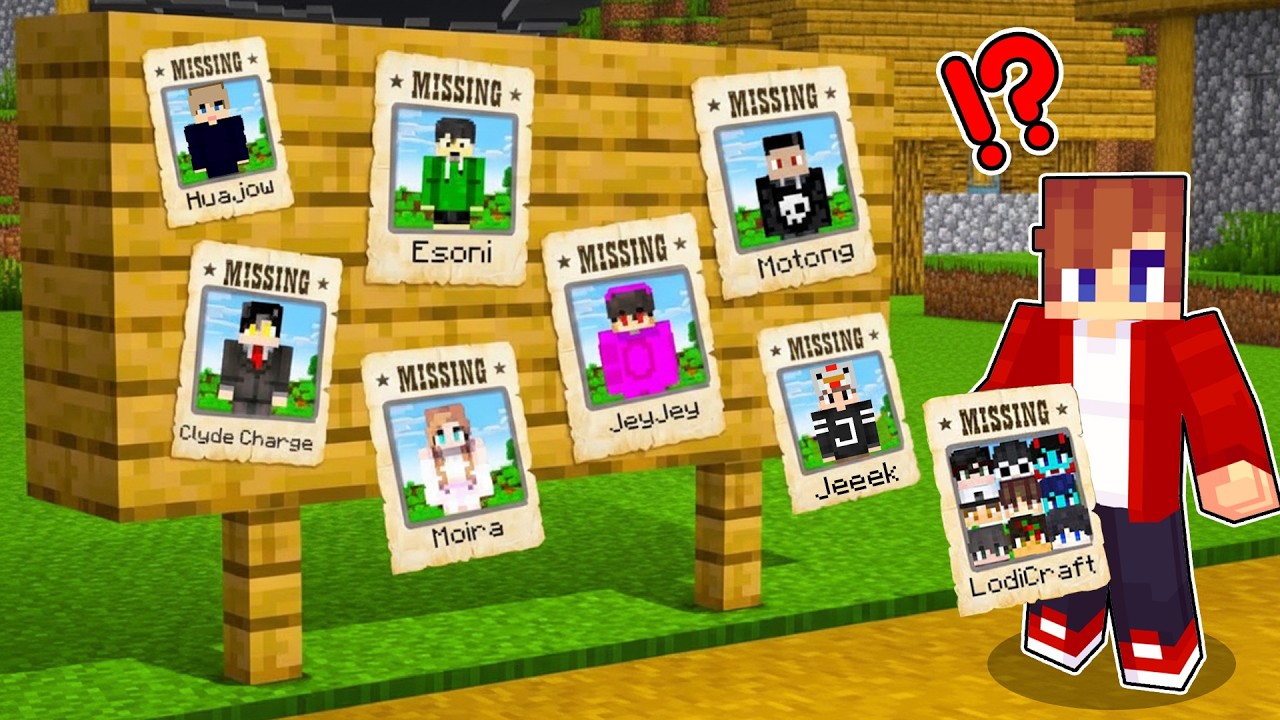 EVERYONE is MISSING in Minecraft!