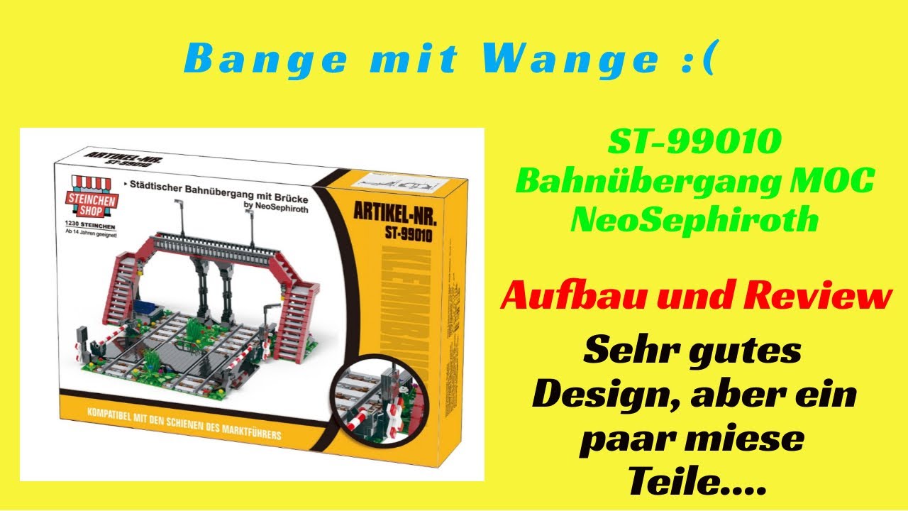 Bange mit Steinen von Wange... 😱Bahnübergang von NeoSephiroth / Steinchenshop ST-99010