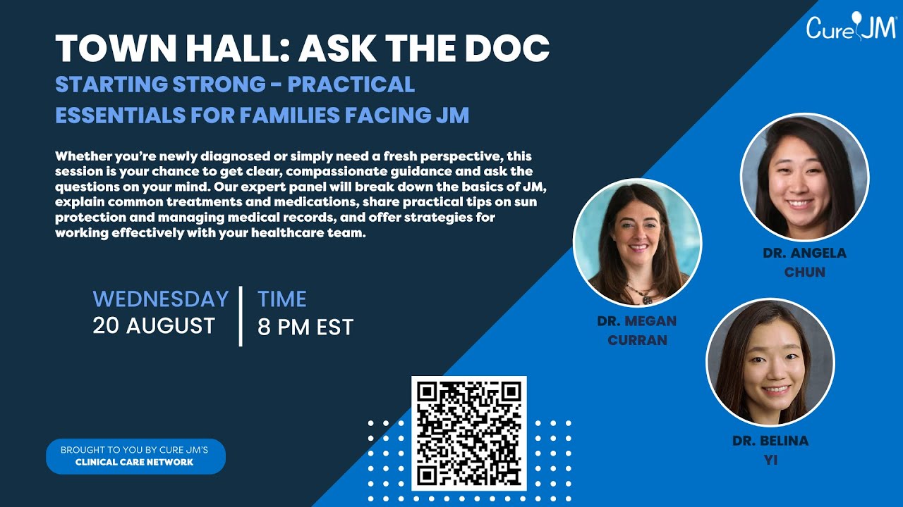 August 2025 Town Hall - First Steps Forward: Expert Guidance for Newly Diagnosed Patients.