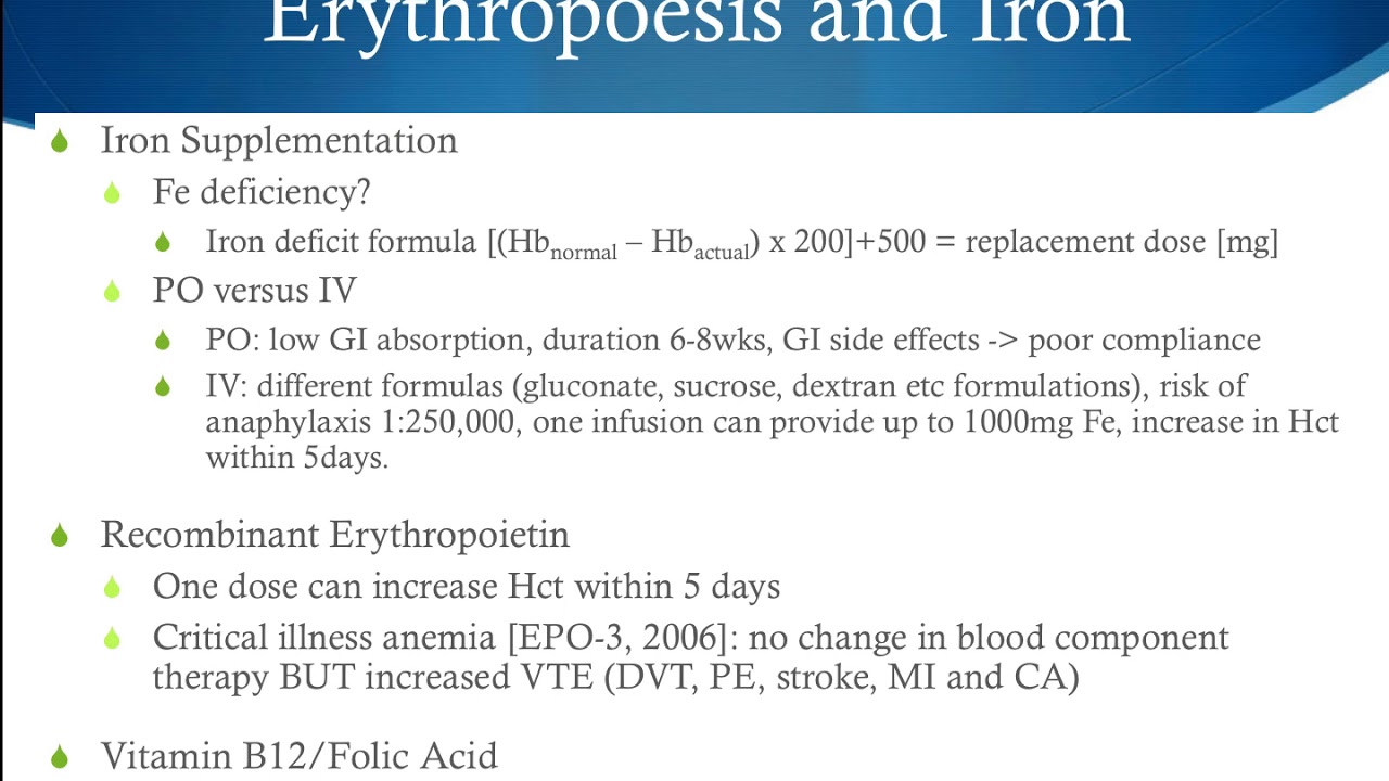 Blood Therapy Procedures & Blood Components (Dr. Rebel)